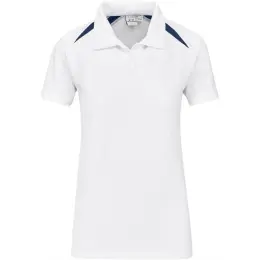 Ladies Splice Golf Shirt White